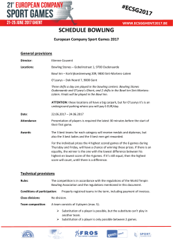 schedule - ECSG 2017