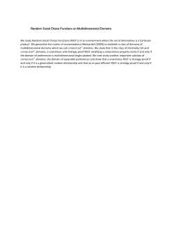 Random Social Choice Functions on Multidimensional Domains