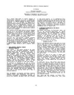 some computational aspects of situation semantics