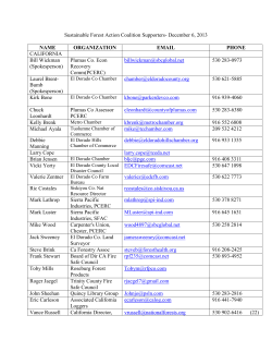 Sustainable Forest Action Coalition Members