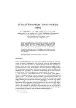 MiBoard: Multiplayer Interactive Board Game