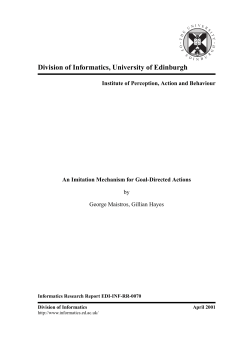 Division of Informatics, University of Edinburgh