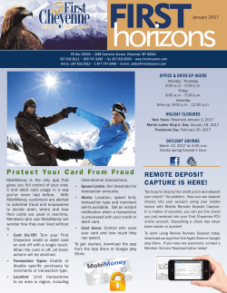 Protect Your Card From Fraud - First Cheyenne Federal Credit Union