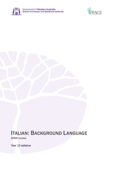 The nature of Italian language learning - SCSA