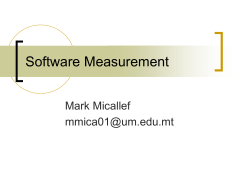 Software Measurement