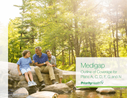 Medigap Outline of Coverage for Plans A, C, D, F, G and N