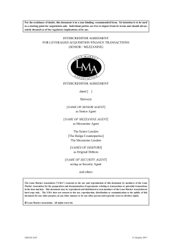 Clifford Chance - Loan Market Association