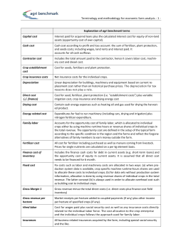 Cash Crop - agri benchmark