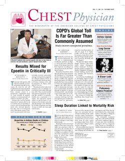 COPD`s Global Toll Is Far Greater Than Commonly Assumed
