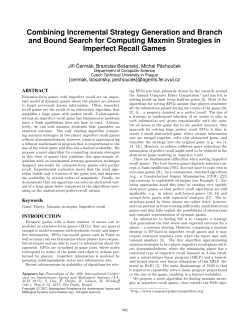 Combining Incremental Strategy Generation and