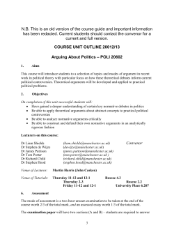 faculty of humanities