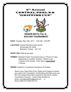 1st Annual Central Peel S