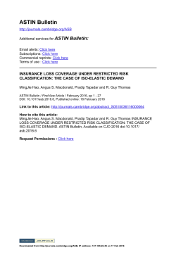 The case of iso-elastic demand.