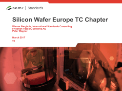 Europe Si Wafer Liaison Report March 2017 v2