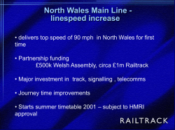 Railtrack Powerpoint Presentation