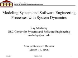 Software Process Simulation Modeling