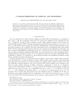 A characterization of strictly APF extensions