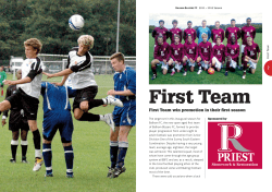 4 2 First Team win promotion in their first season