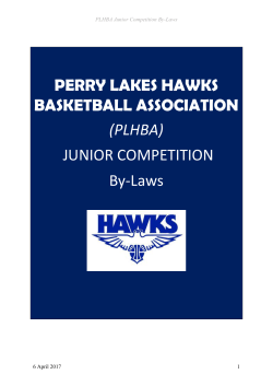 PERRY LAKES HAWKS BASKETBALL ASSOCIATION (PLHBA