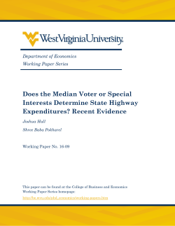 Does the Median Voter or Special Interests Determine State