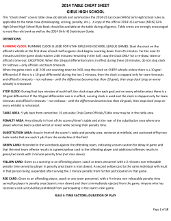 2014 table cheat sheet girls high school