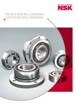 double-row ball bearings customised ball bearings