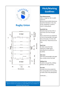 Rugby Union - Souters Sports