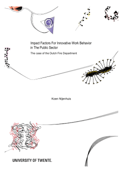 Impact Factors For Innovative Work Behavior in The Public Sector