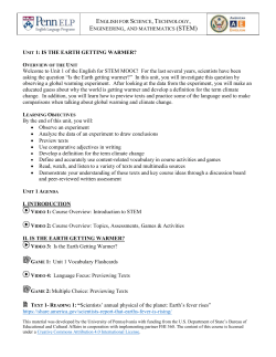 Detailed Syllabus for STEM MOOC 10.19.16.