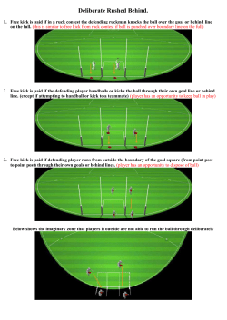 Deliberate Rushed Behind