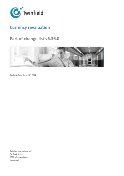 Currency revaluation