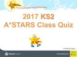 Slide 1 - A*Stars