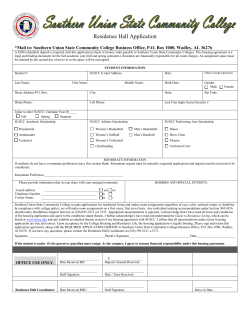 Residence hall quiet hours are Sunday