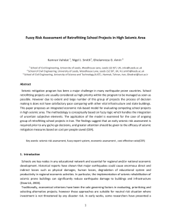 Fuzzy Risk Assessment of Retrofitting School Projects in High
