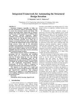 Integrated Framework for Automating the Structural Design Iteration
