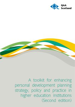 A toolkit for enhancing personal development planning strategy