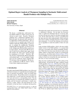 Optimal Regret Analysis of Thompson Sampling in Stochastic Multi