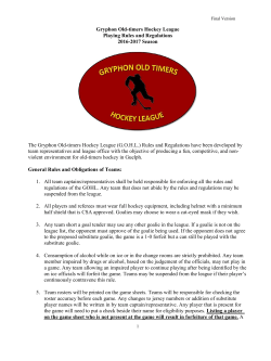 Guelph Oldtimers Hockey League