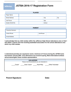JGTBA Registration Forms