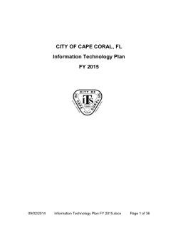 City of Cape Coral Strategic Plan