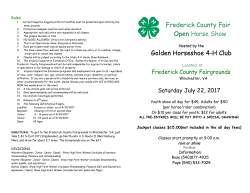Frederick County Fair Open Horse Show Golden Horseshoe 4