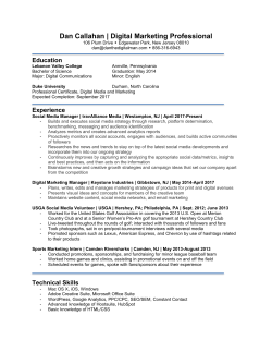 Resume - Dan The Digital Man