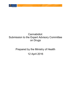 Cannabidiol - Ministry of Health