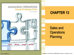 Introduction to OM and SCM