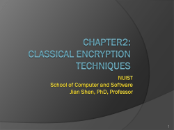 Chapter4: Finite Fields