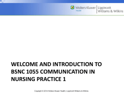 Chapter Two: How to nurse: An Introduction to Relational