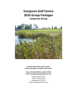 Group Booking Pricing - Evergreen Golf Centre