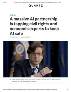 Quartz: A Massive AI Partnership is Tapping Civil Rights and