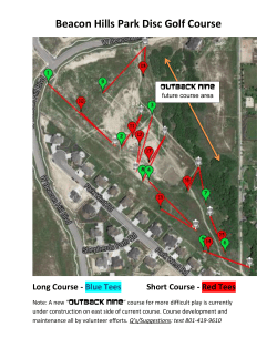 Beacon Hills Park Disc Golf Course