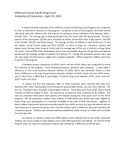 2015 Program Evaluation Report